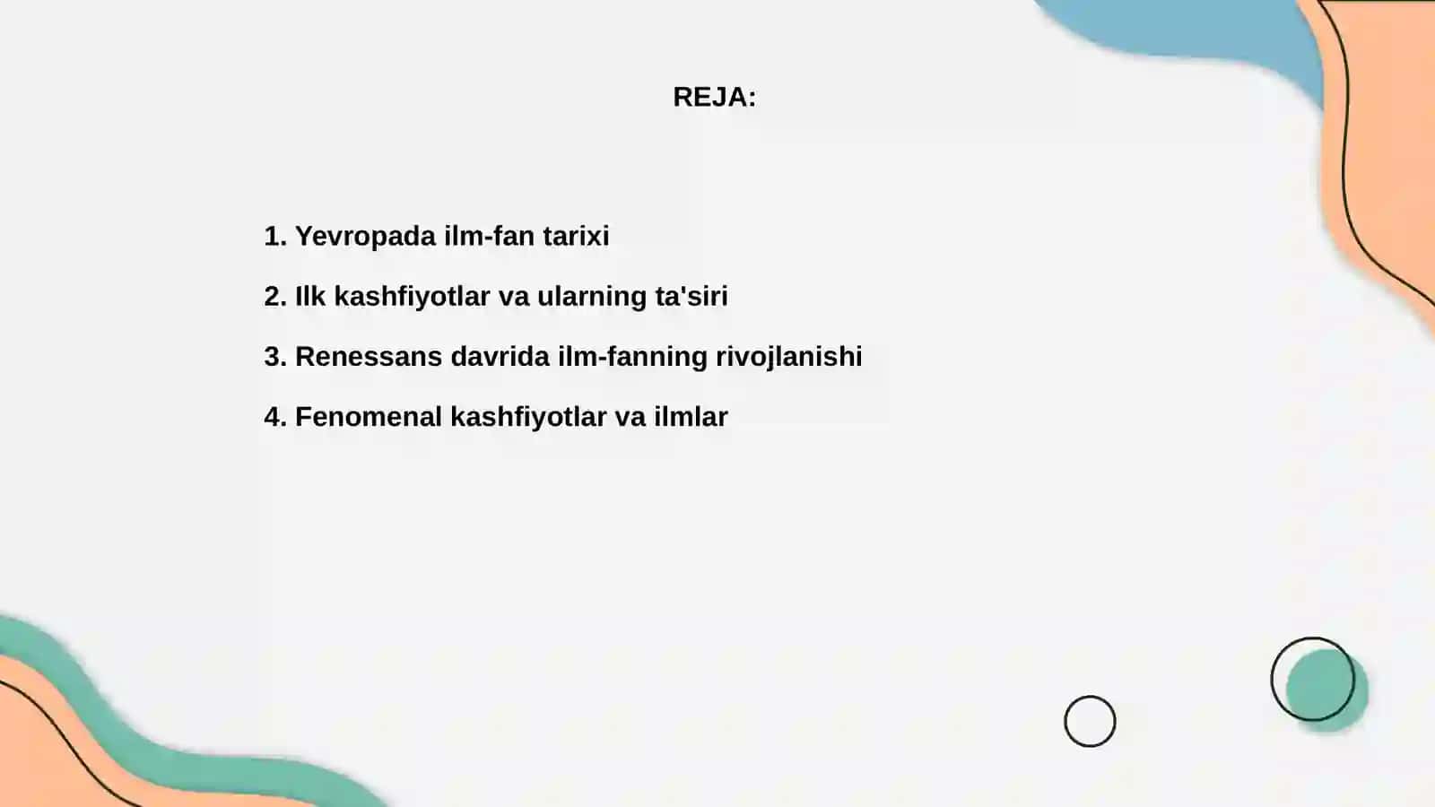 Yevropada ilm-fan kashfiyotlari 2