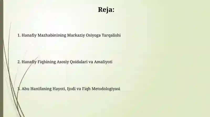 Hanafiy Mazhabining Tarqalishi 2