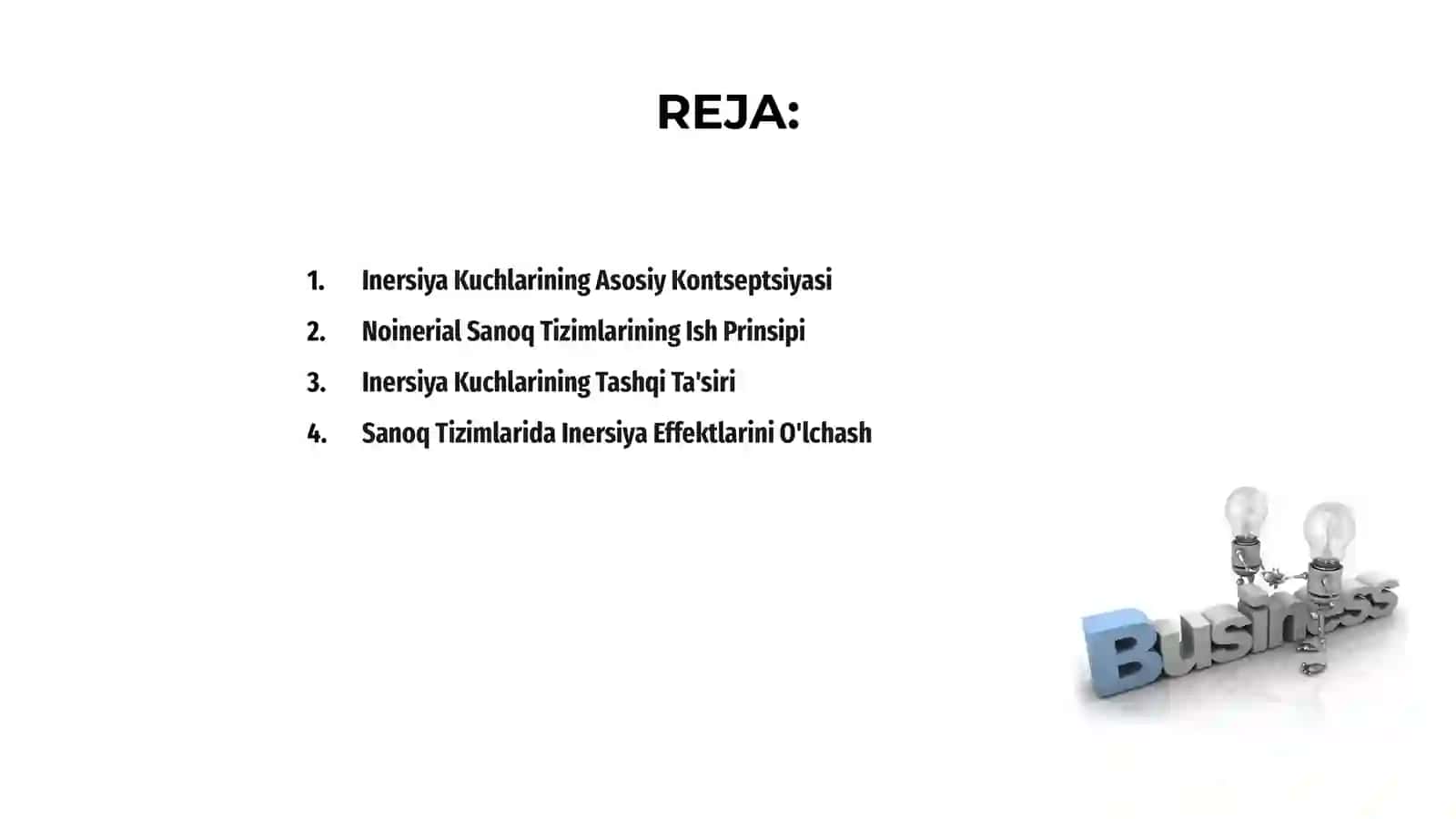 Inersiya kuchlari 2