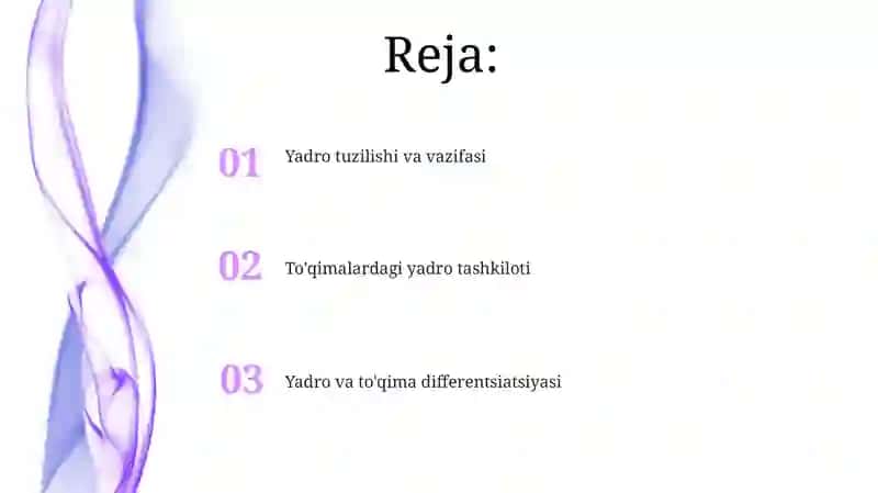 Hujayra yadrosi va hayvon toʻqimalari 2