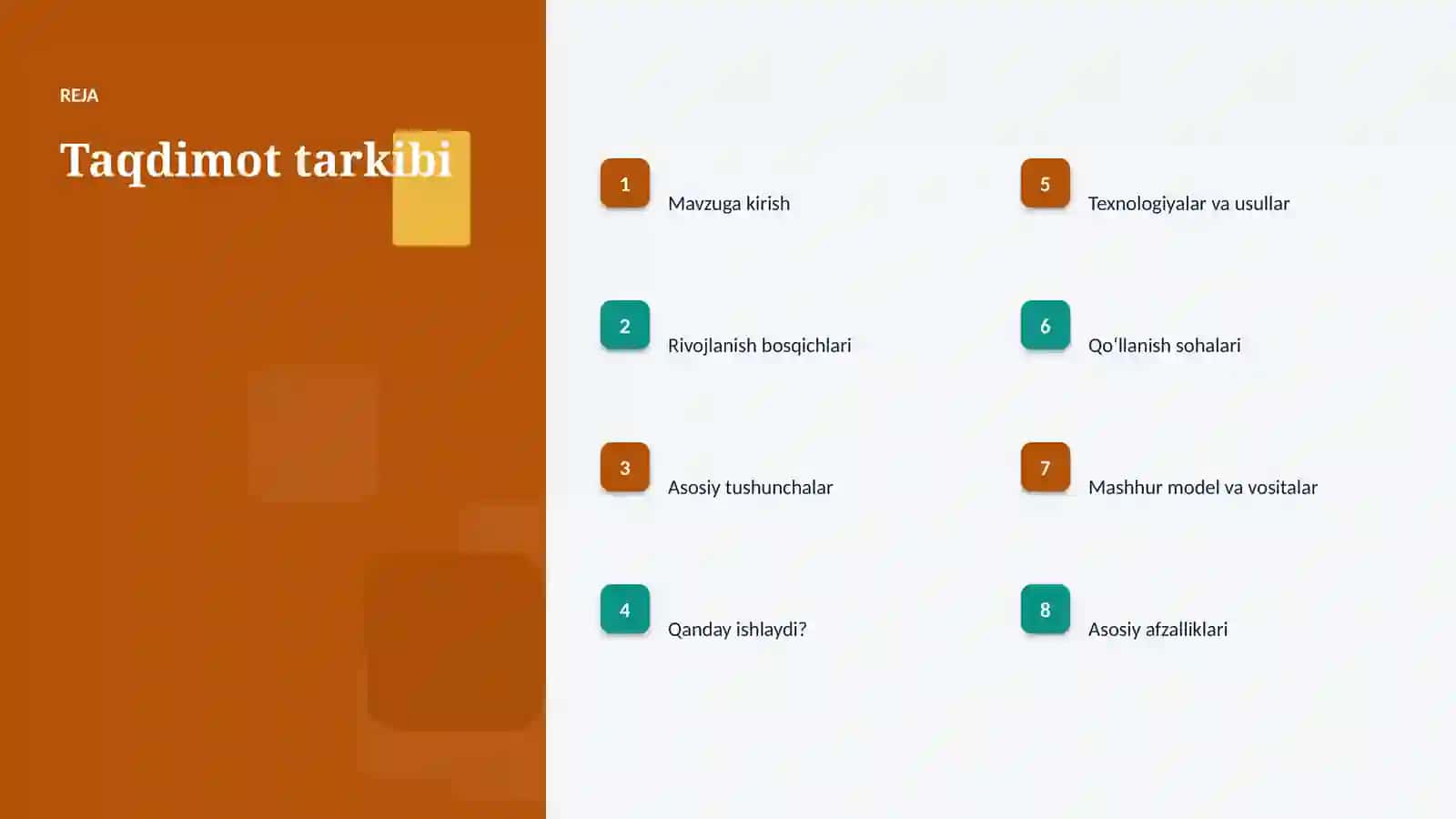Sun'iy intellekt • Professional Taqdimot 2