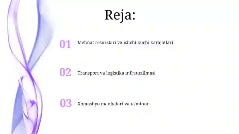 Oziq-ovqat sanoati tarmoqlarini joylashtirishga ta'sir etuvchi omillar 2