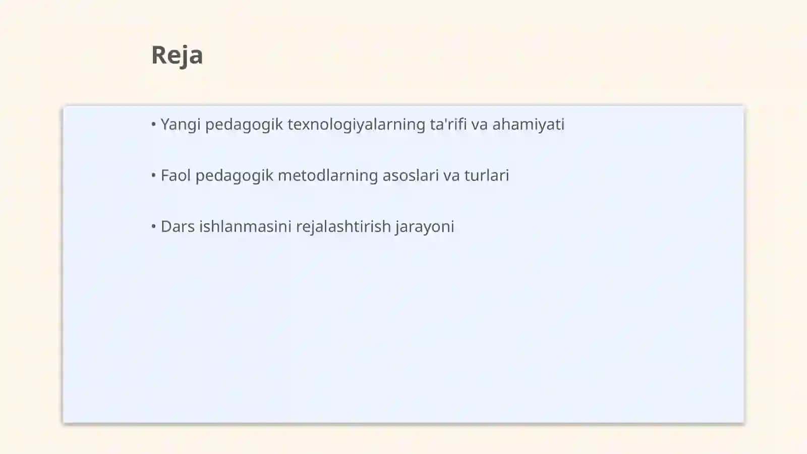 Yangi pedagogik texnologiya va faol pedagogik metodlar 2