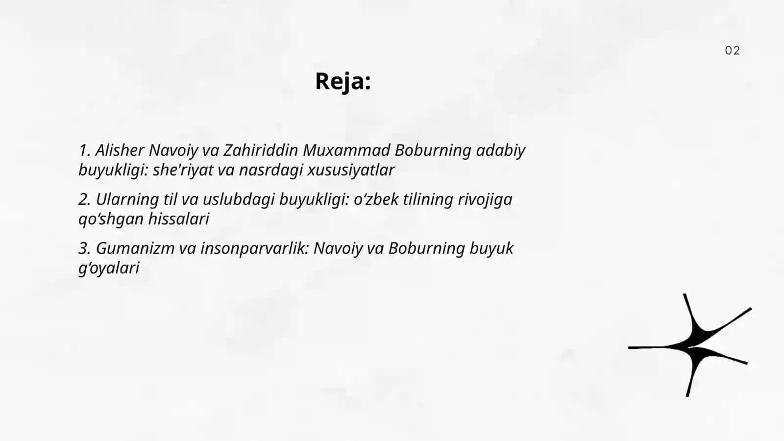 Alisher Navoiy va Zahiriddin Muxammad Boburning buyukligi 2