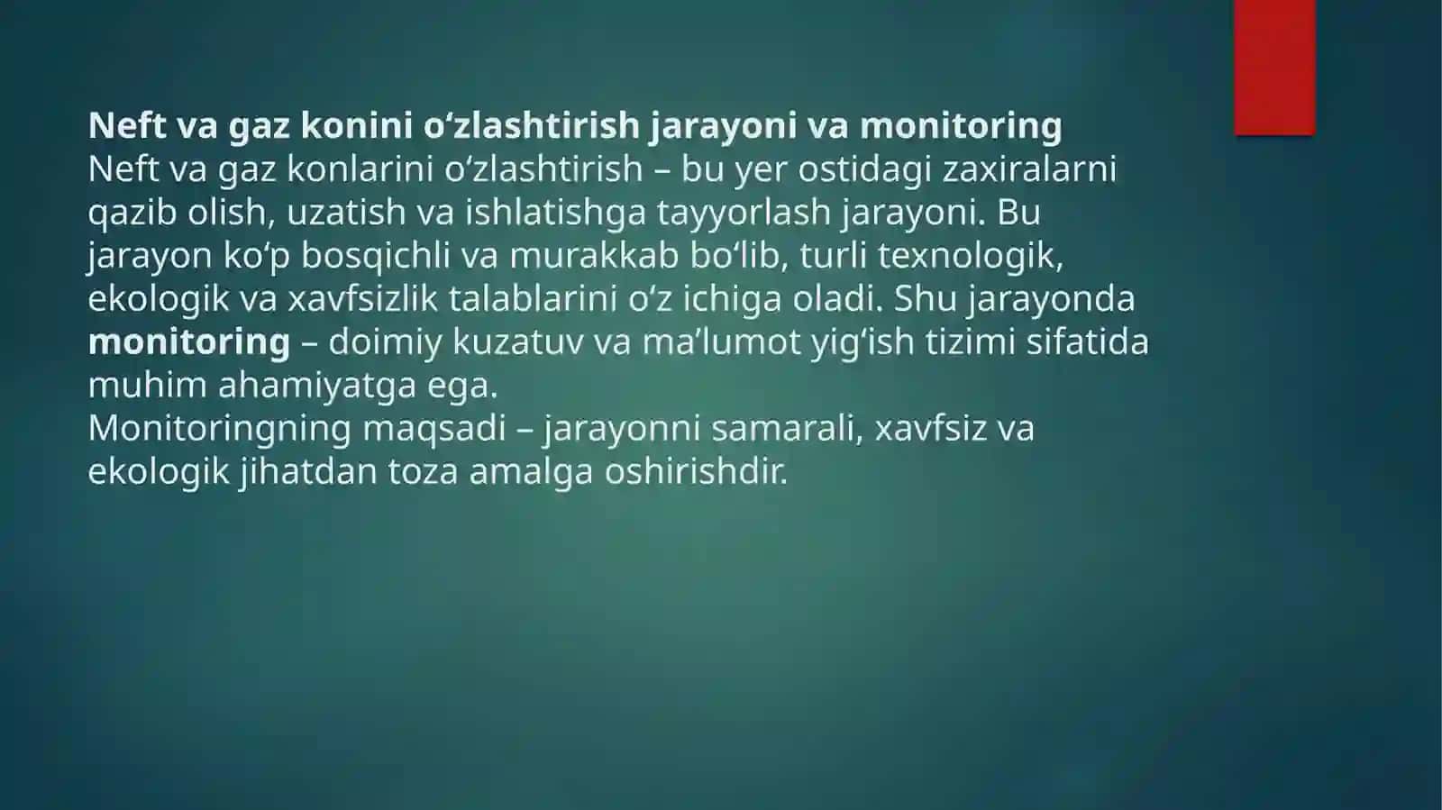 Ta'lim Yo'nalishi Neft va Gaz Kimyosi Xalilov Turaboyning Taqdimoti 2025-yil 2