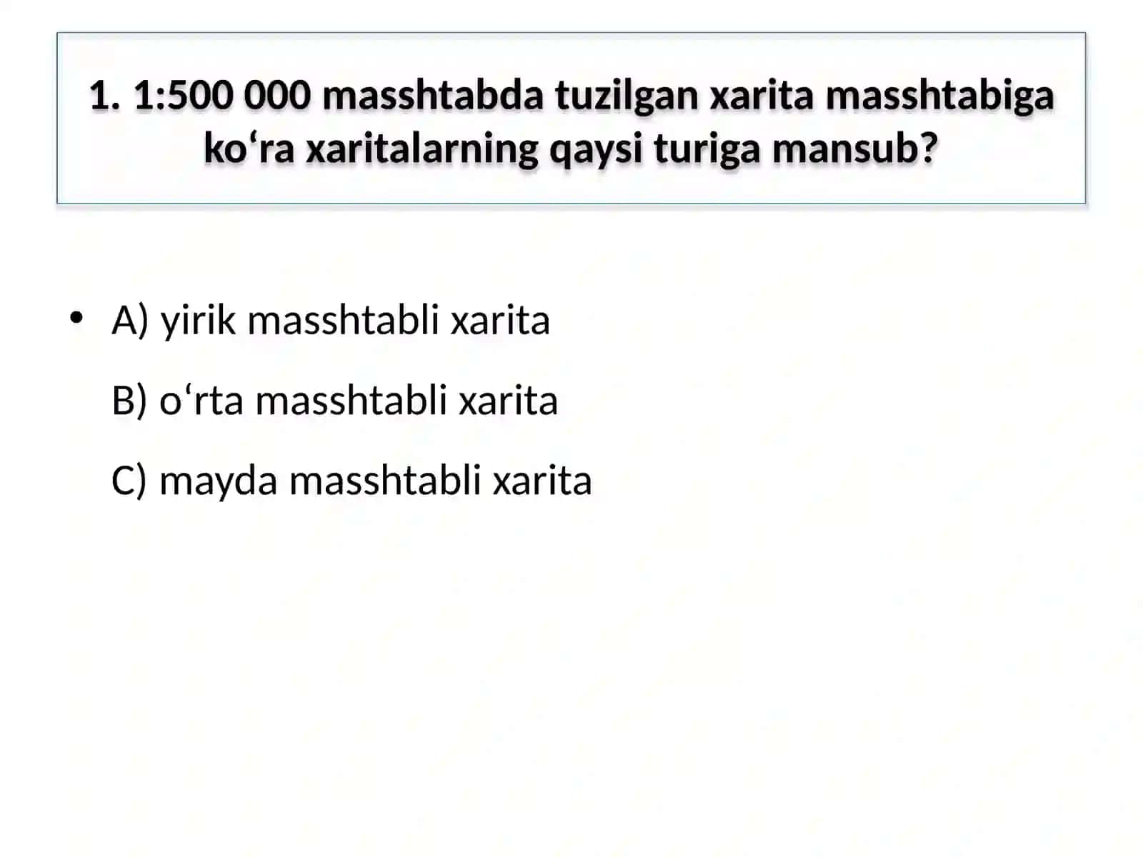 BOB YUZASIDAN MANTIQIY FIKRLASHGADOIR TOPSHIRIQLAR 2