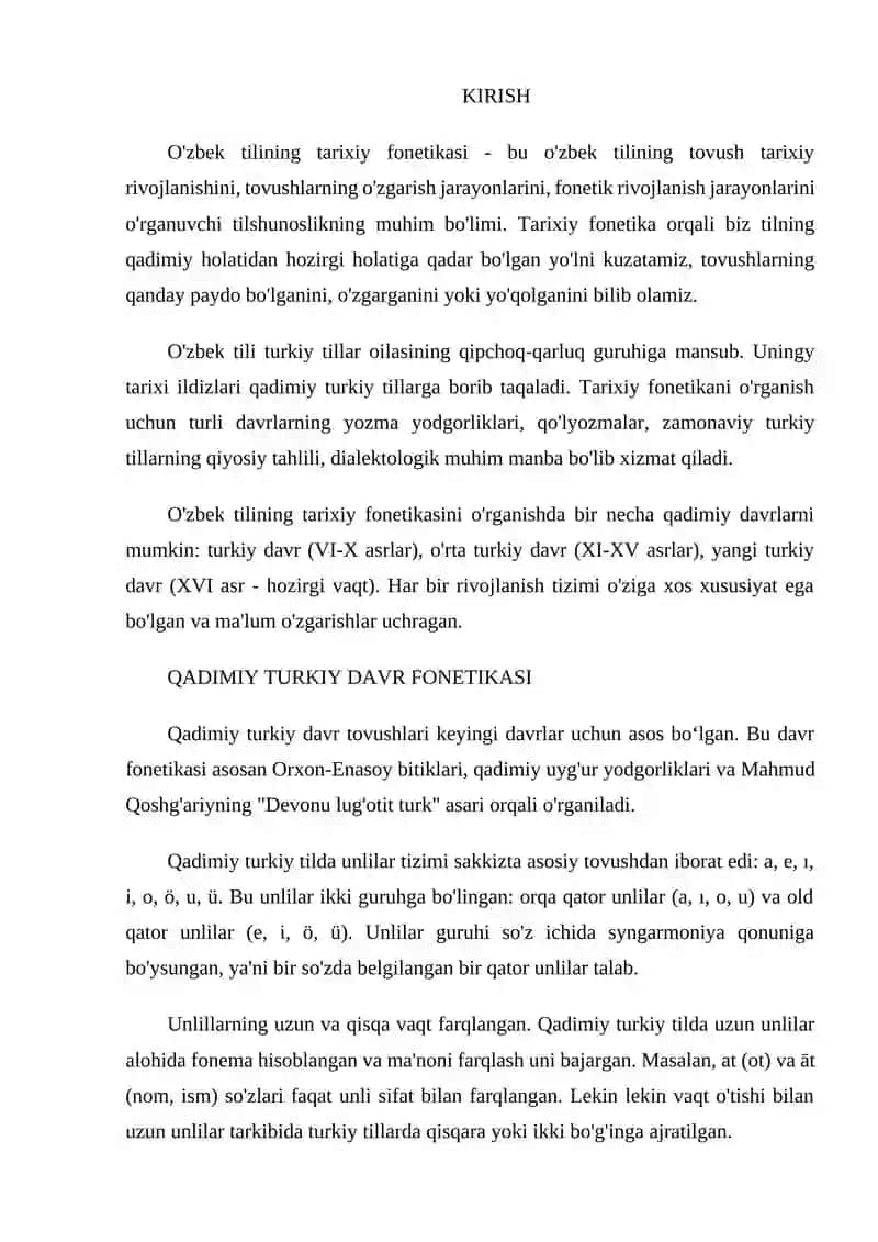 Oʻzbek tilining tarixiy fonetikasi 2