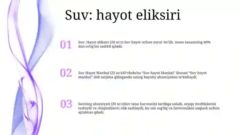 Suv Hayot Manbai 2