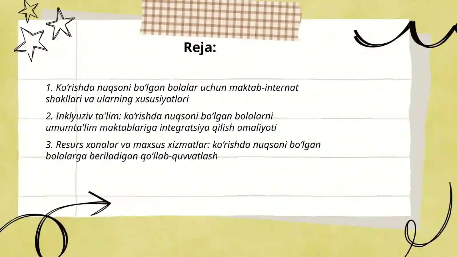 Ko‘rishda nuqsoni bo‘lgan bolalarning korreksiyaga yo‘naltirilgan maxsus ta‘lim shakllari 2