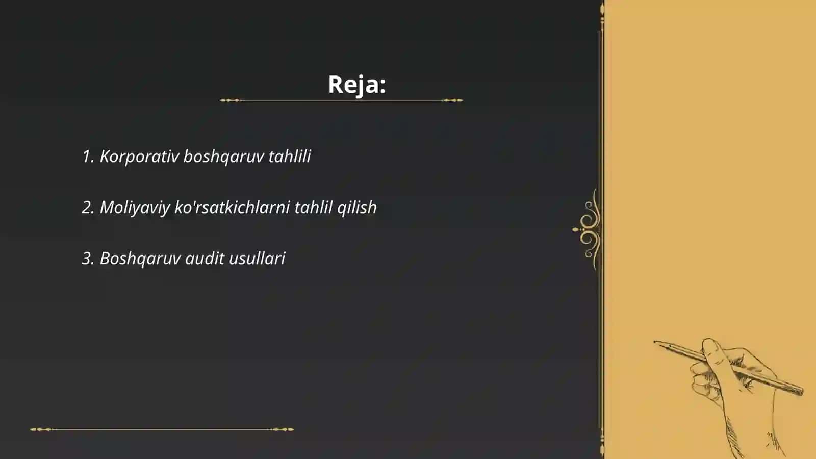 Korporativ boshqaruv samaradorligini baholash usullari 2