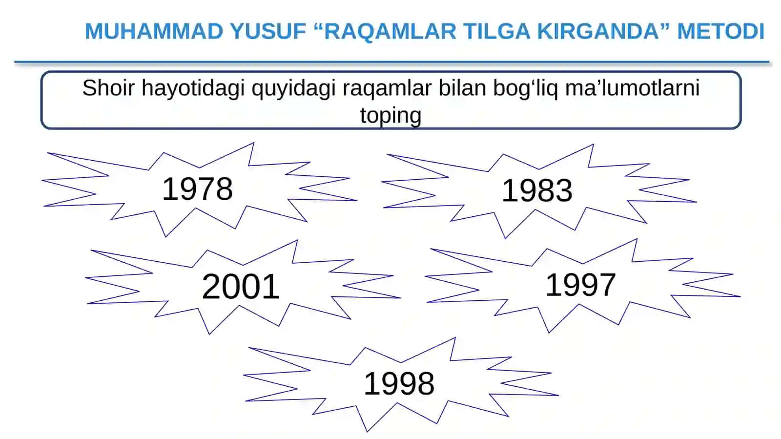 Muhammad Yusufning“Vatanim”, “Mehrqolur…”, “Yurtimadobo‘lmas…”she’rlari 2