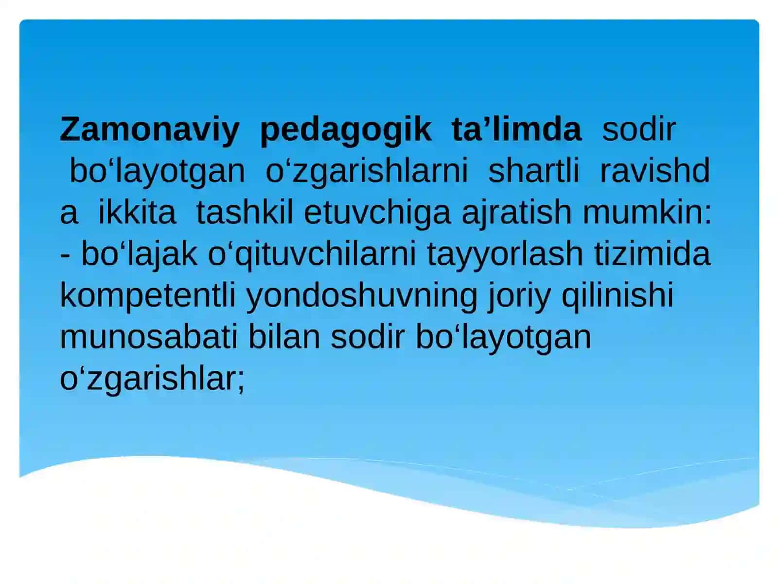 Uzluksiz ta’lim jarayonida boshlang’ich sinf o’qituvchilarining axborot kompetentligi 2