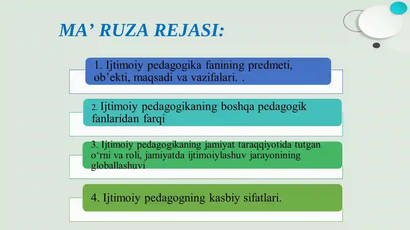 IJTIMOIY PEDAGOGIKA FANI JAMIYAT RIVOJINING ASOSI SIFATIDA 2