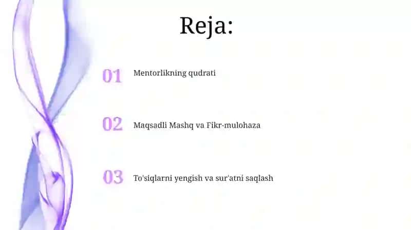 Faoliyatning oʻzlashtirilishi va malakalarini egallash 2