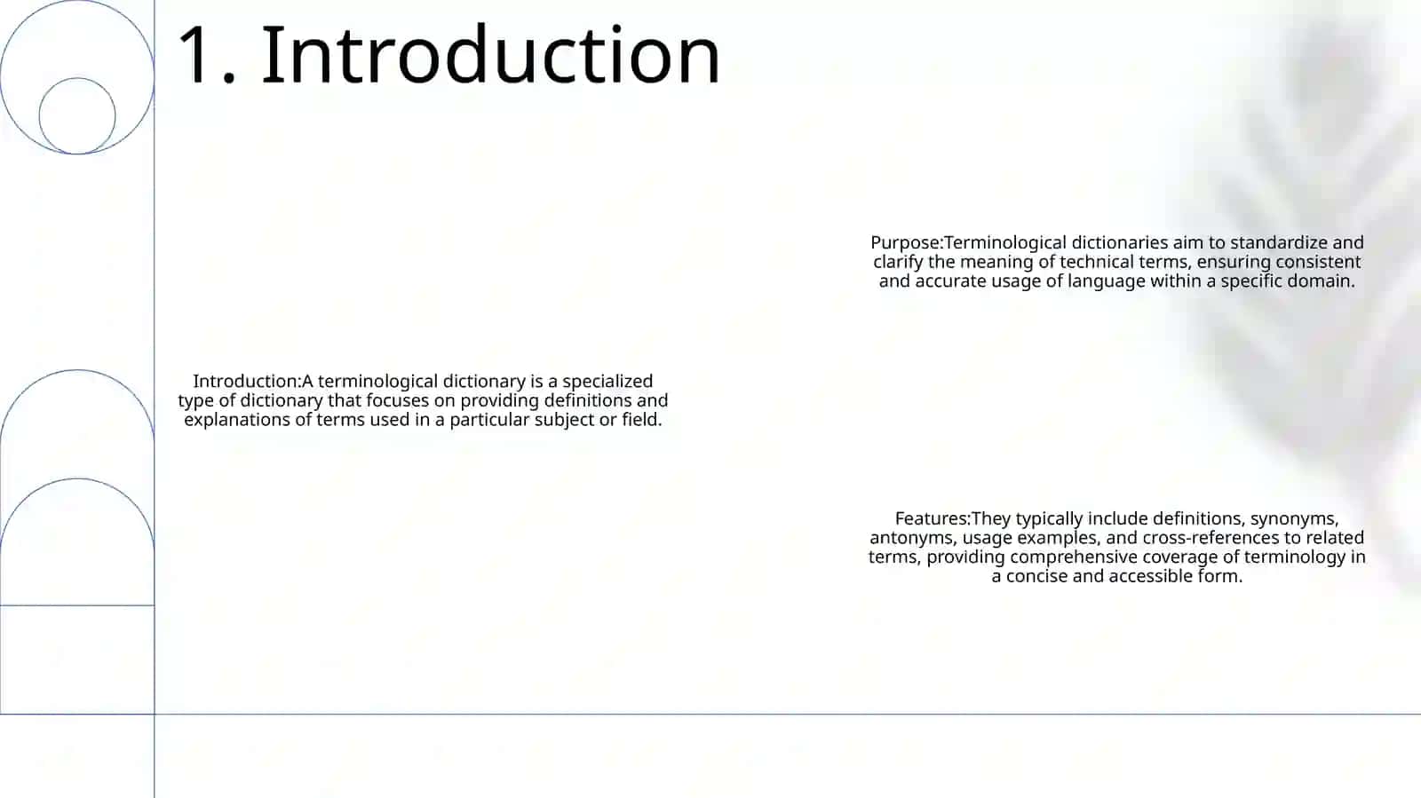 Terminological Dictionary 2