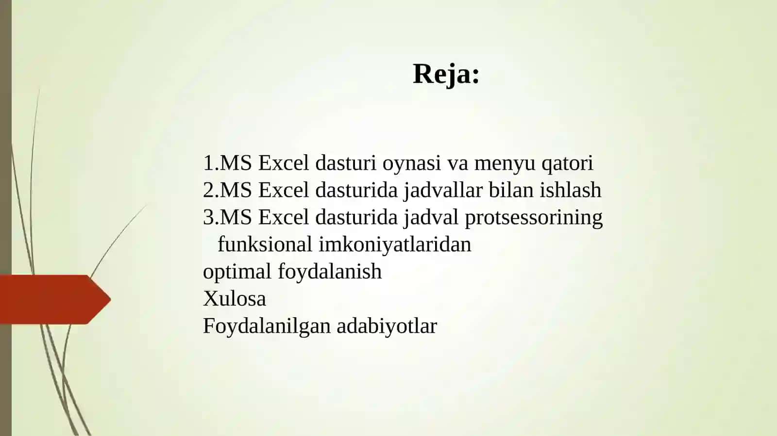 MS Excel dasturida diagramalar bilan ishlash 2