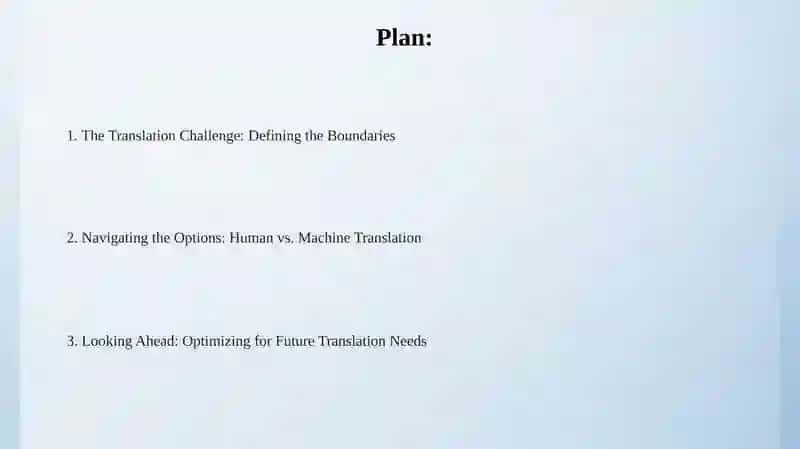 The Translation Challenge: Defining the Boundaries 2