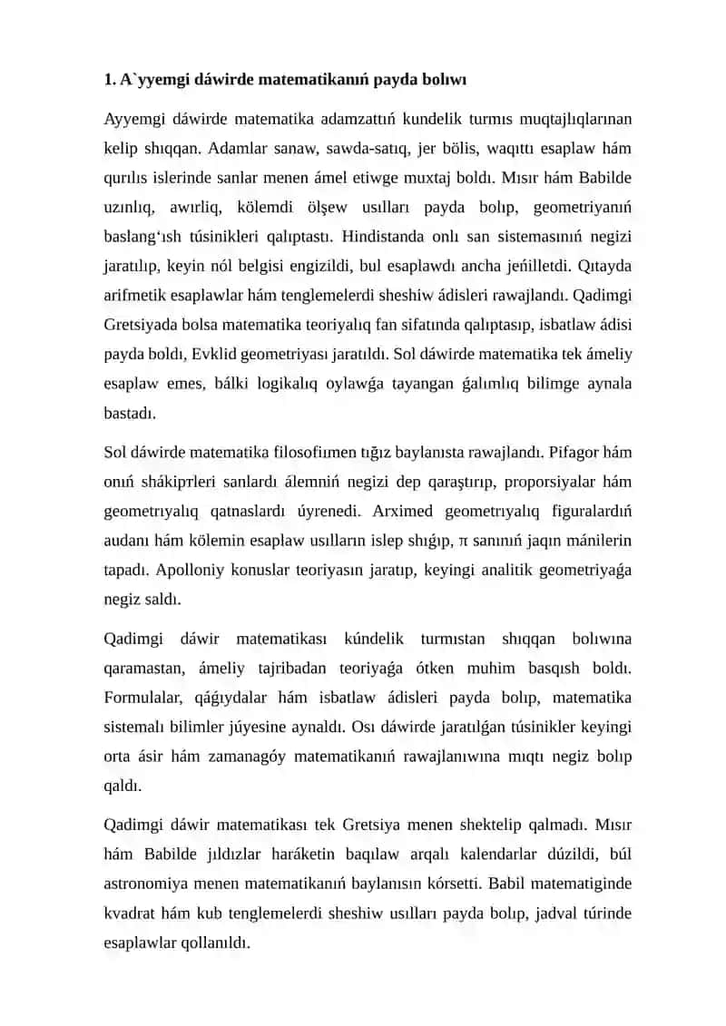 JOQARI MATEMATIKA 15 TEMA O`Z BETINSHE 2