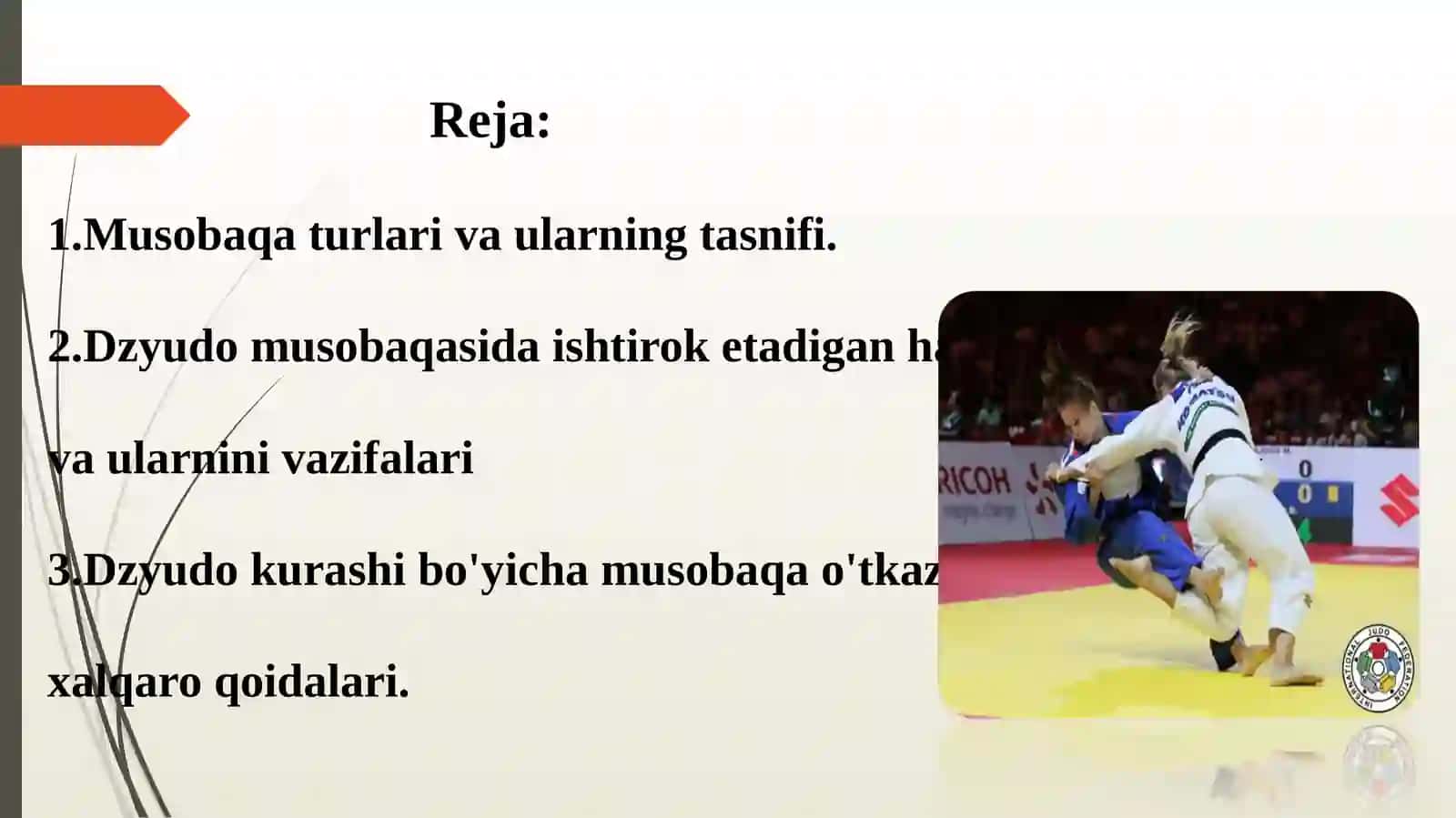 Otaboyeva Shohidaning SPMU dzyudo fanidan tayyorlagan amaliy ishi 2