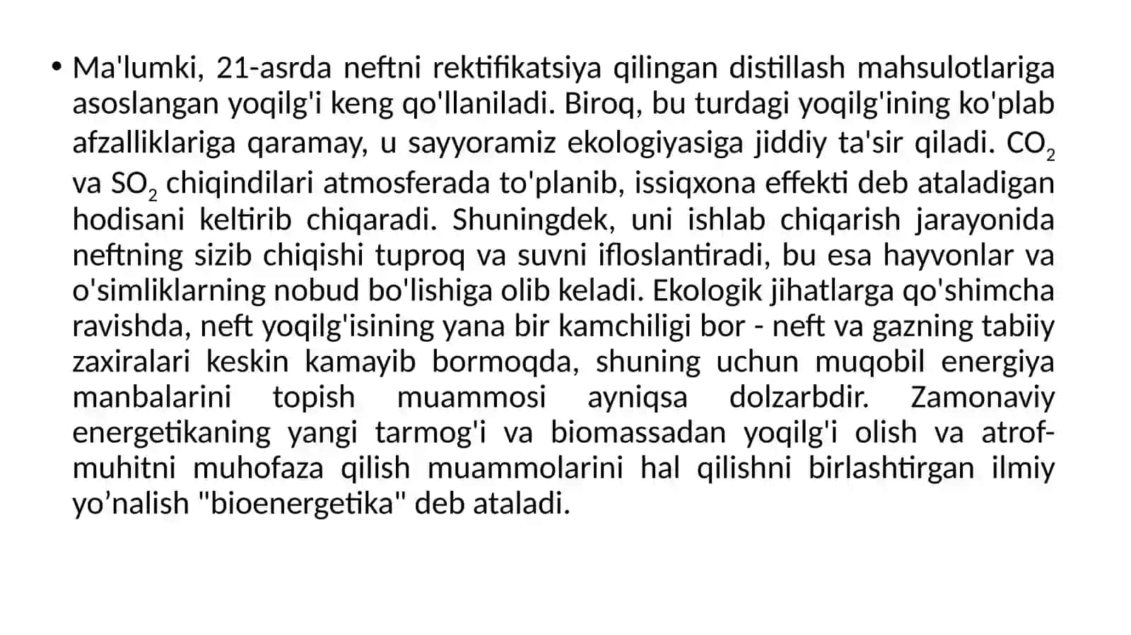 BIOYOQILG‘ILAR OLISH TEXNOLOGIYASI 2