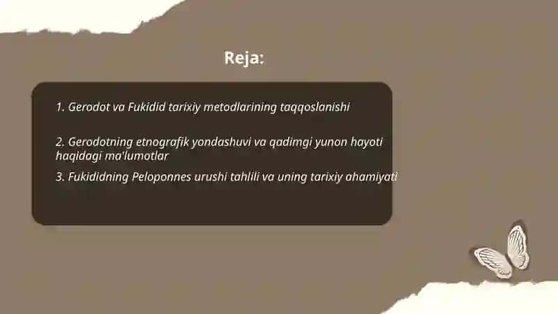 Qadimgi yunoniston tarixini o'rganishda Gerodot va Fukidid asarlarini ahamiyati 2