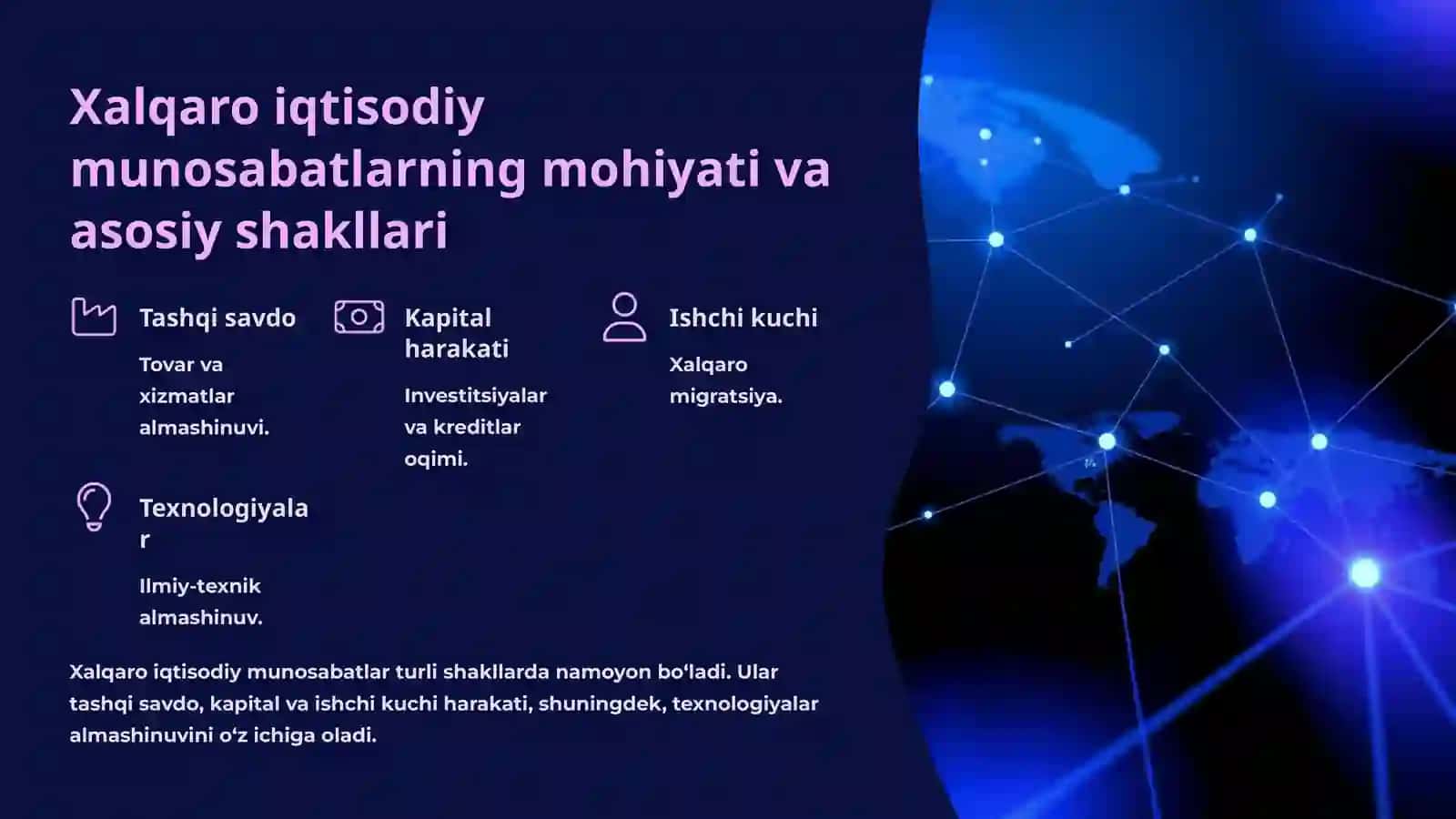 Xalqaro iqtisodiy munosabatlarning hozirgi zamondagi roli 2