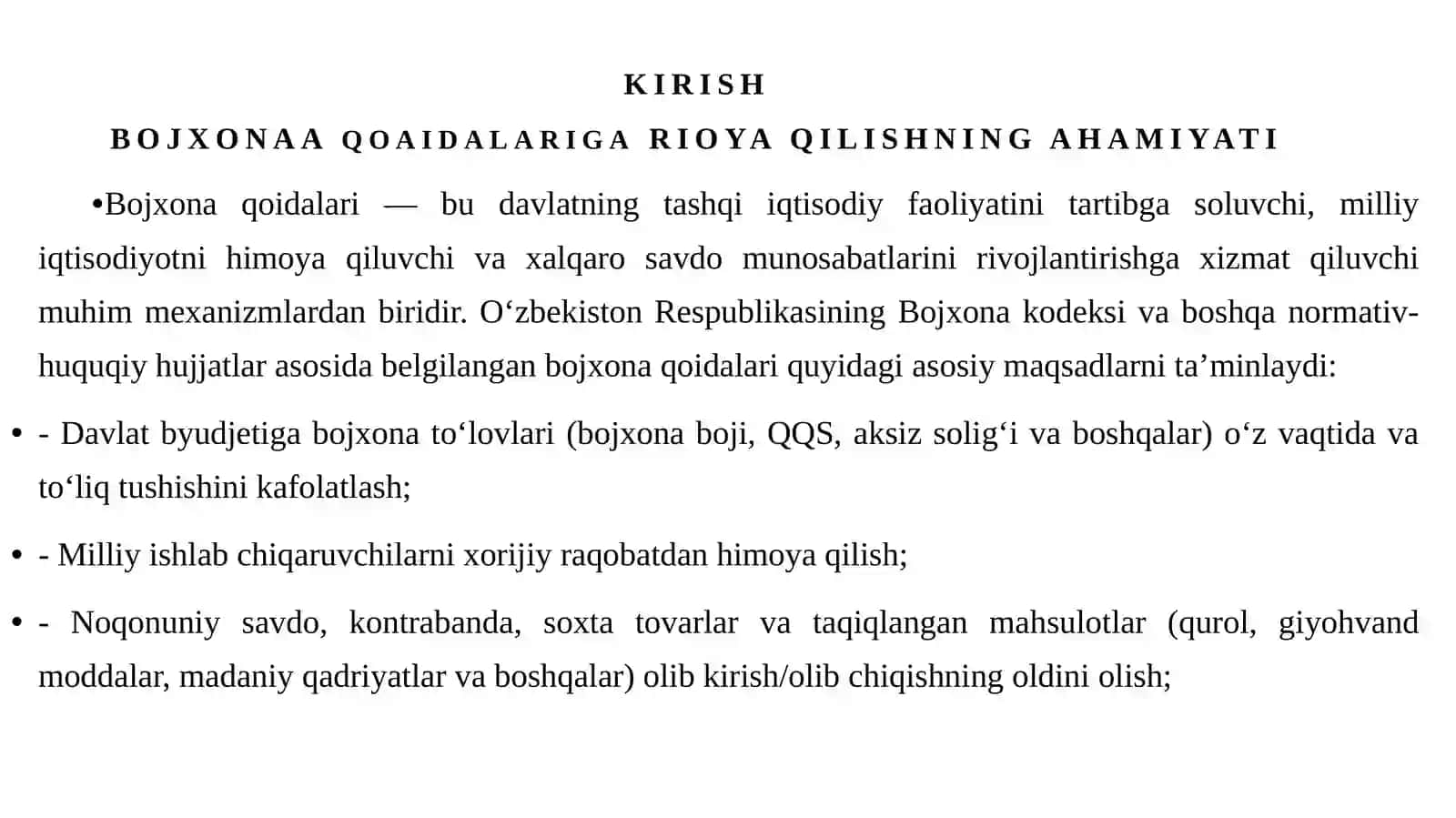Bojxona qoidabuzarliklari va ularning turlari 2