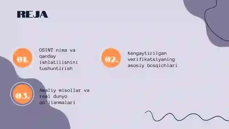 Kengaytirilgan verifikatsiya va OSINT 2