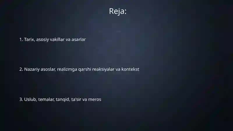 Fransiyada tanqidiy realizm adabiyoti 2