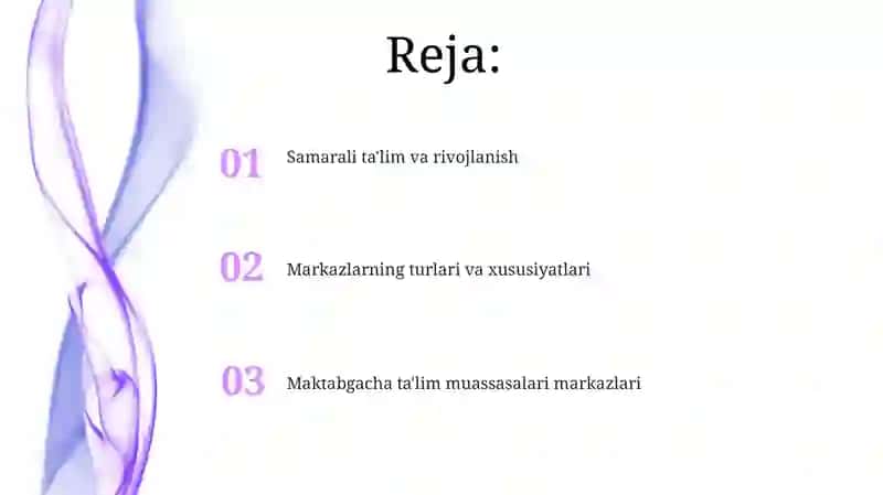 Maktabgacha taʼlim tashkilotlarida markazlar boʻyicha 2