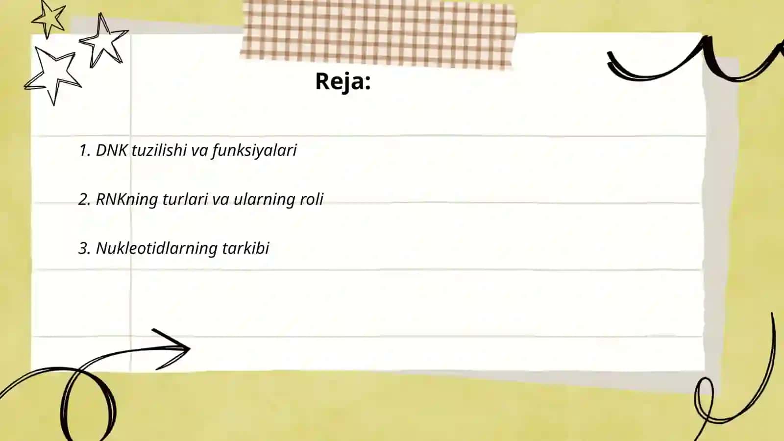 DNK va RNK turlari nukleotidlar sintezi 2
