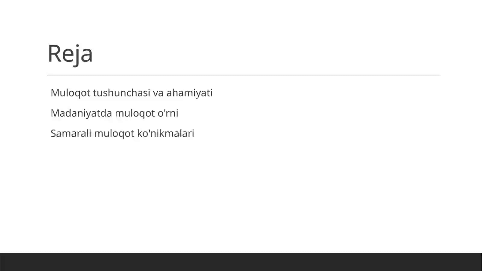 Muloqot haqida tushuncha 2