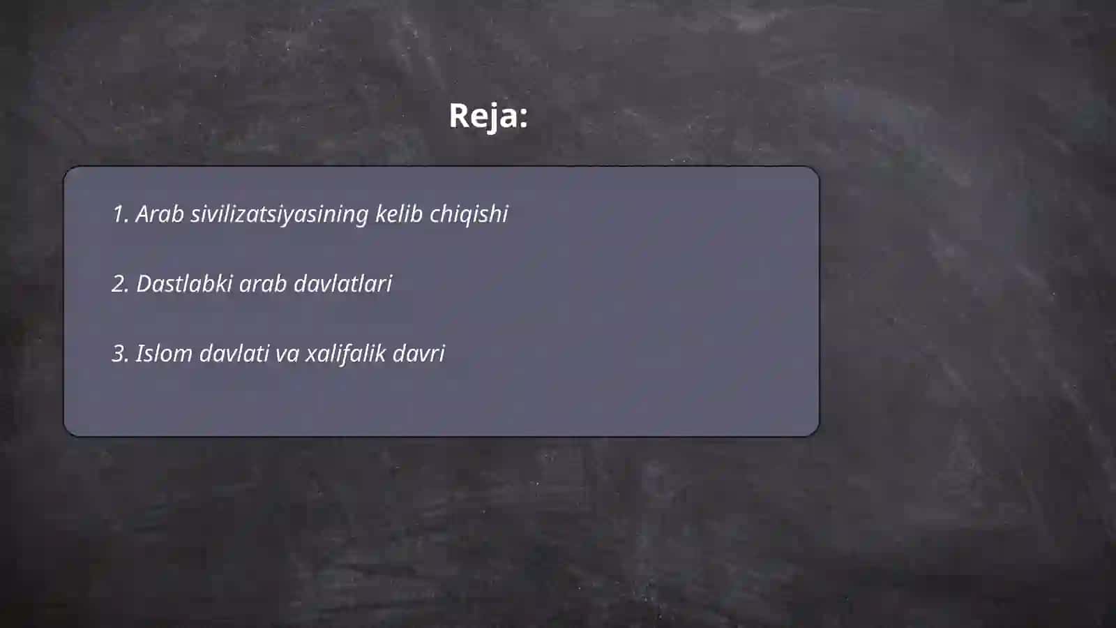 Arab sivilizatsiyasi 2
