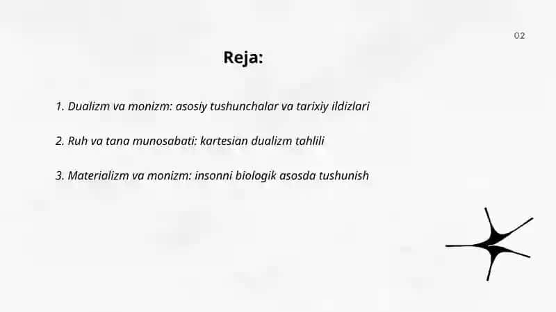 Dualizm va Monizm: Insonni Tushunishga Yondashuv 2