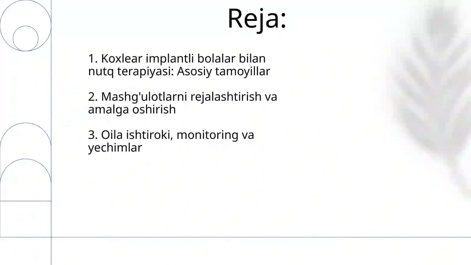 Koxlear implantant bolalar  bilan logopedik mashg'ulotlarni tashkil etish 2