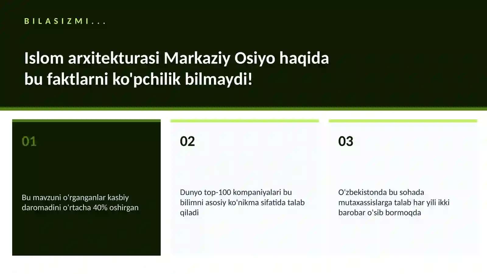 Islom arxitekturasi Markaziy Osiyo 2