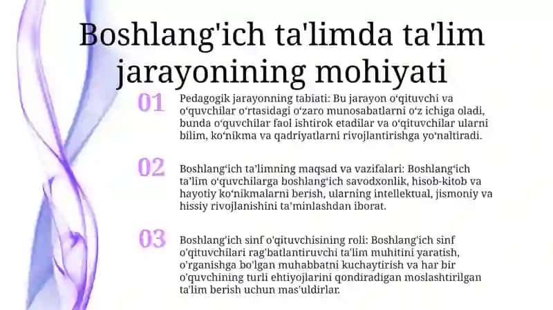 Boshlang‘Ich Ta‘Limda Tarbiya Jarayoni Mohiyati Va Mazmuni 2