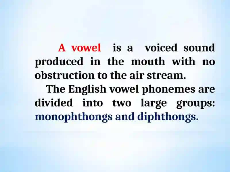 The Classification of English Vowel Phonemes 2