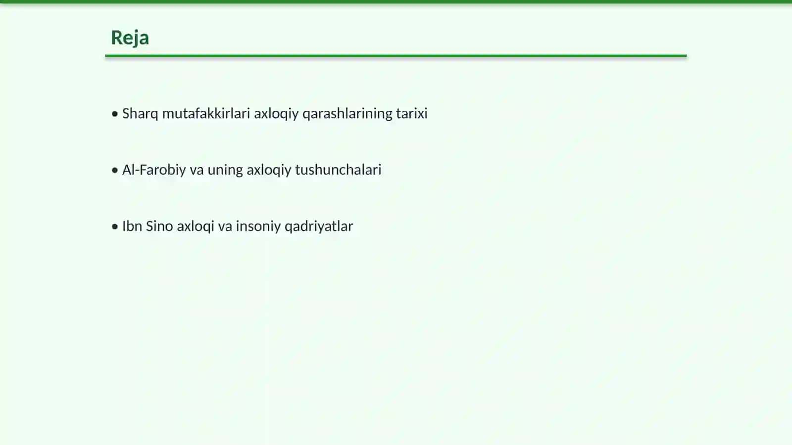 Sharq mutafakkirlari ning axloqiy qarashlari 2