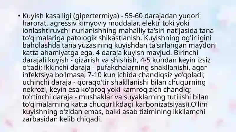 Kuyish kasalligida dorivor o’simliklarni qo’llanilishi 2