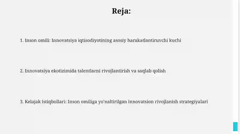 Innovatsion iqtisodiyotda inson omilini aktivlashtirish 2