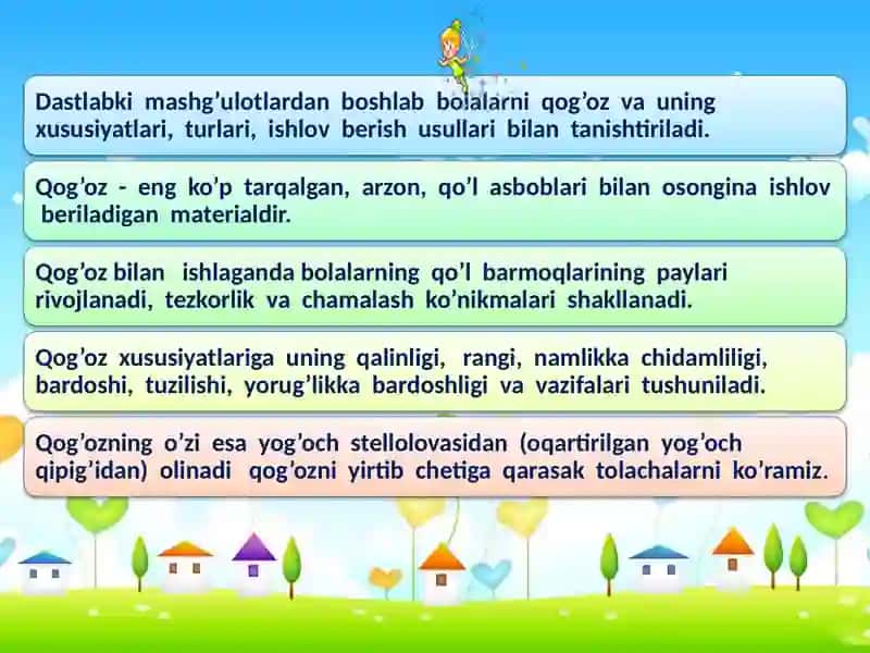 Qog’ozdan buklash yo’li bilan o’yinchoq yasash 2