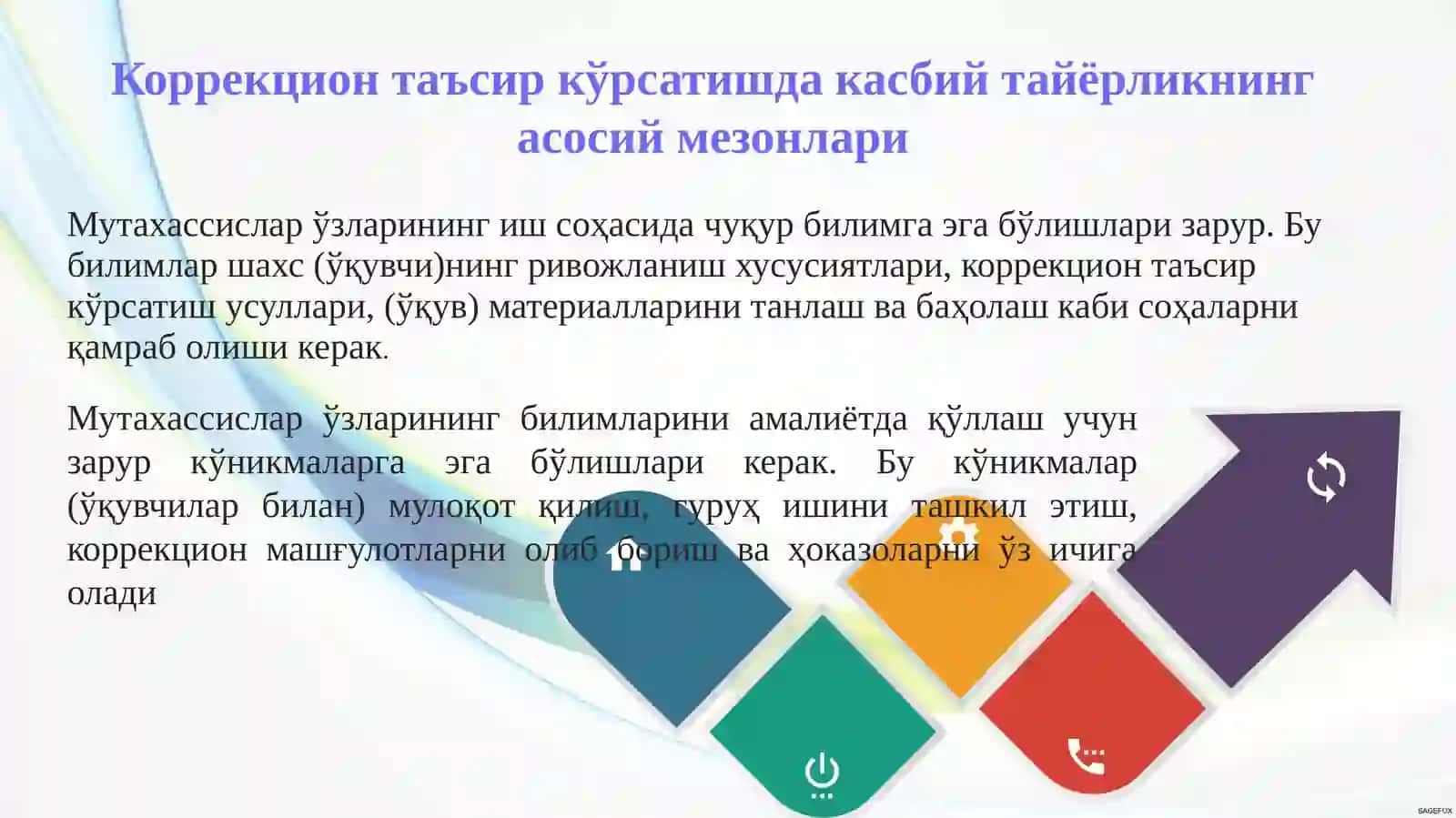 Коррекцион таъсир кўрсатишда касбий тайёрлик 2