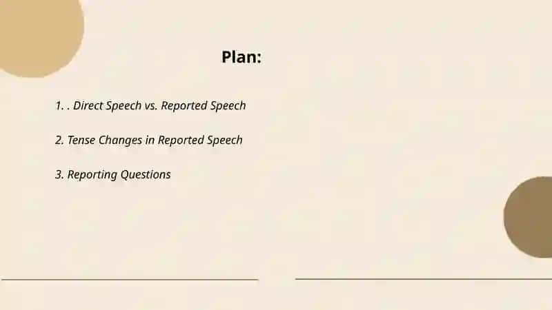 Reported speech 2