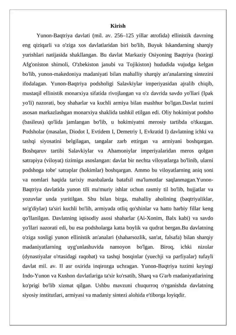Yunon-Baqtriya davlat boshqaruv tartibi va davlat tuzimi 2