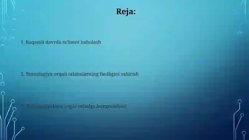 Savod oʻrgatishdarslarida axborot texnologiyalaridan foydalanish 2