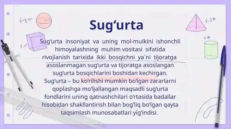 Sug‘urta kompaniyalarining investitsion faoliyatini samarali tashkilotish yo‘llari 2