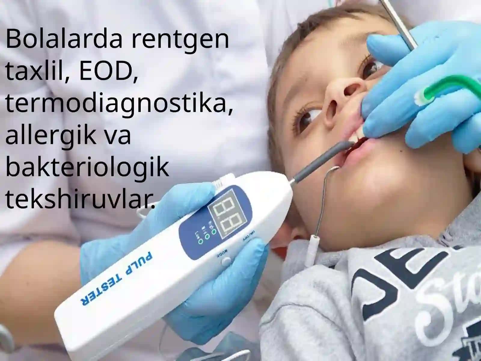 Bolalarda rentgen, EOD, termodiagnostika, allergik va bakteriologik tekshiruvlar uchun yordamchi tek 2