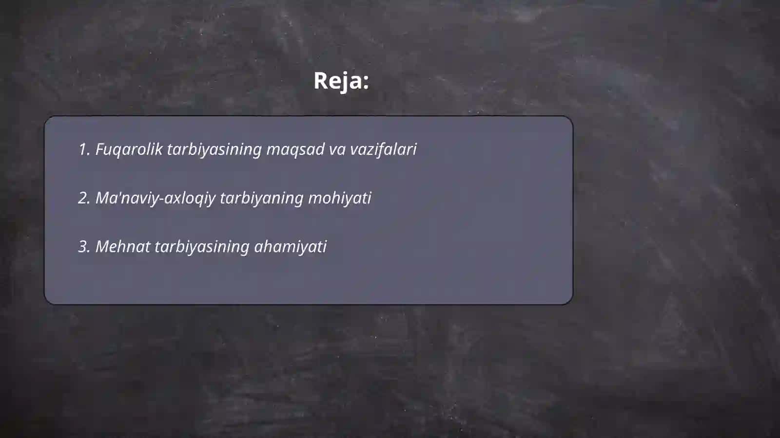 Fuqarolik tarbiyasi 2