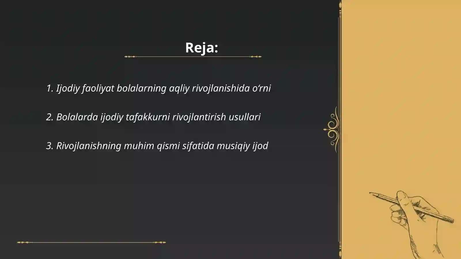 Ijodiy faoliyat bolalarning aqliy rivojlanishi 2